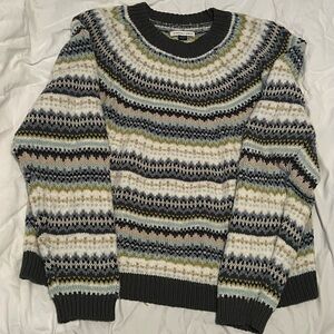 Women's American Eagle Multicolor Patterned Sweater
